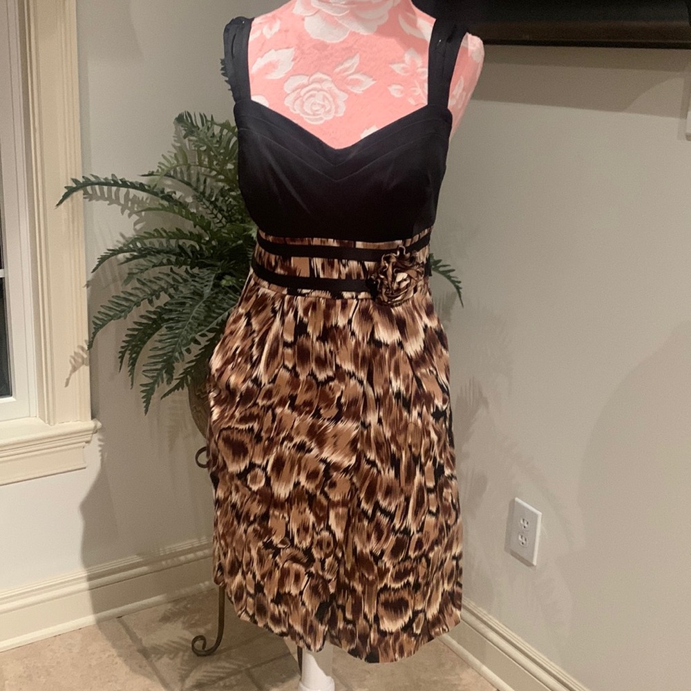 City Triangle leopard dress